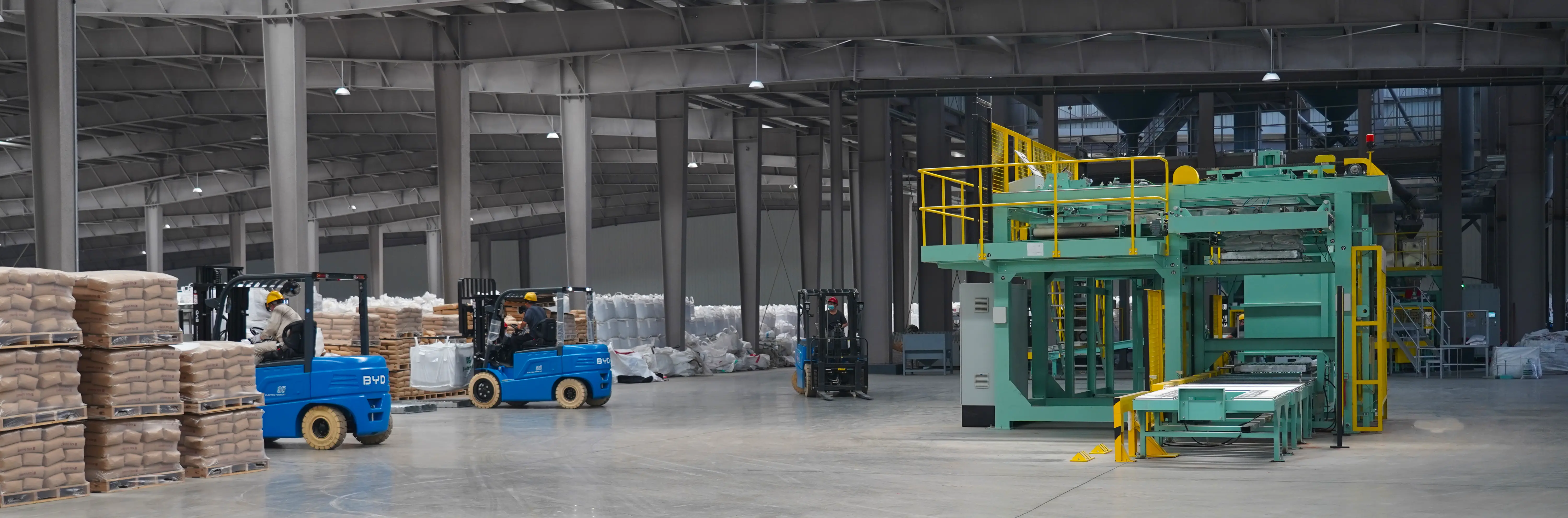 OneGarnet Forklifts in Facility
